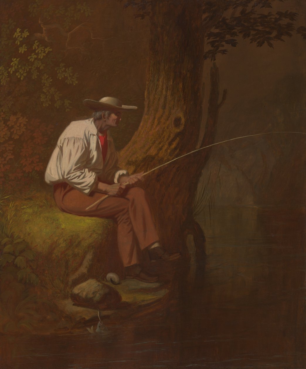 Pescador do Mississipi de George Caleb Bingham