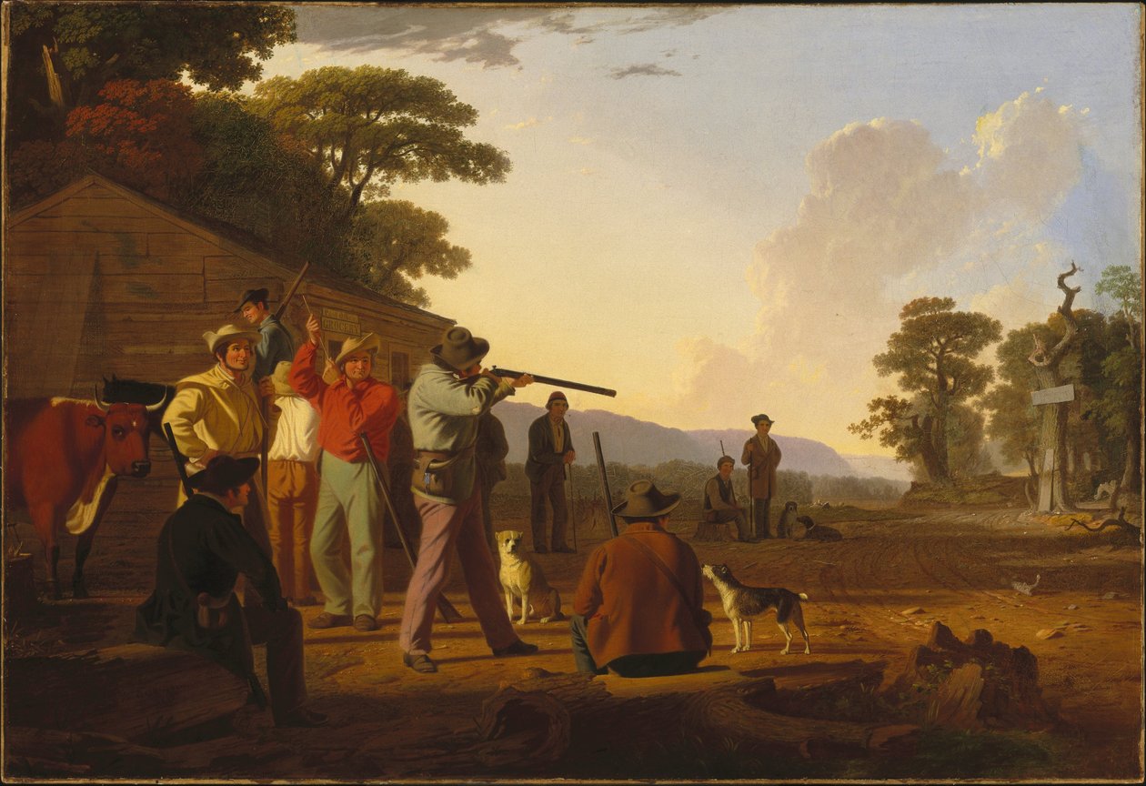 Atirar para a carne de George Caleb Bingham
