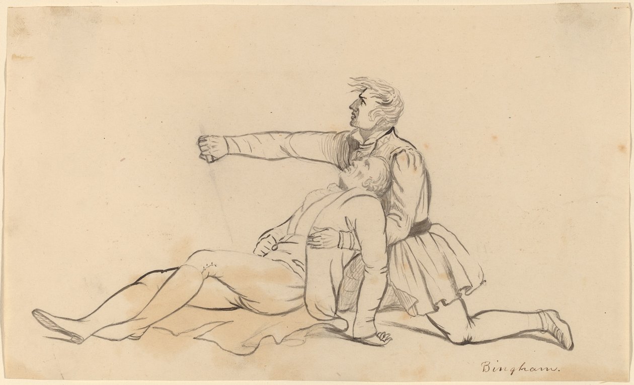 A Morte do General Warren de George Caleb Bingham
