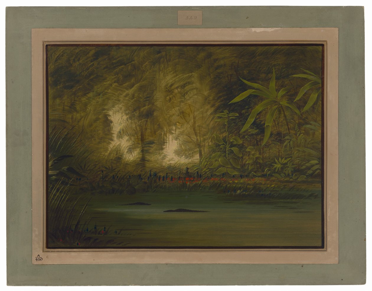 Uma lagoa do Alto Amazonas de George Catlin