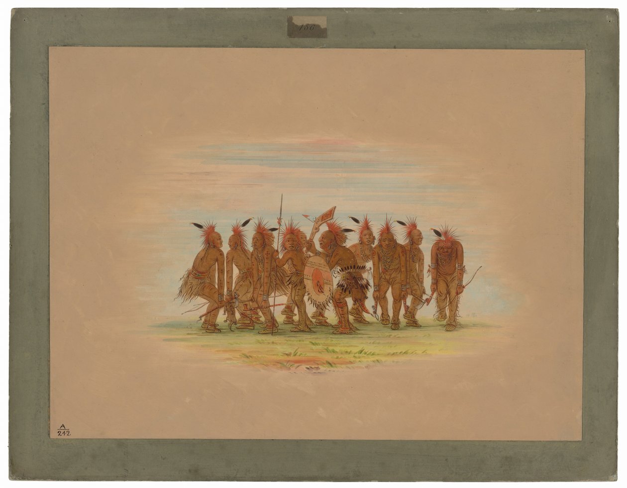 Dança divertida - Saukie de George Catlin