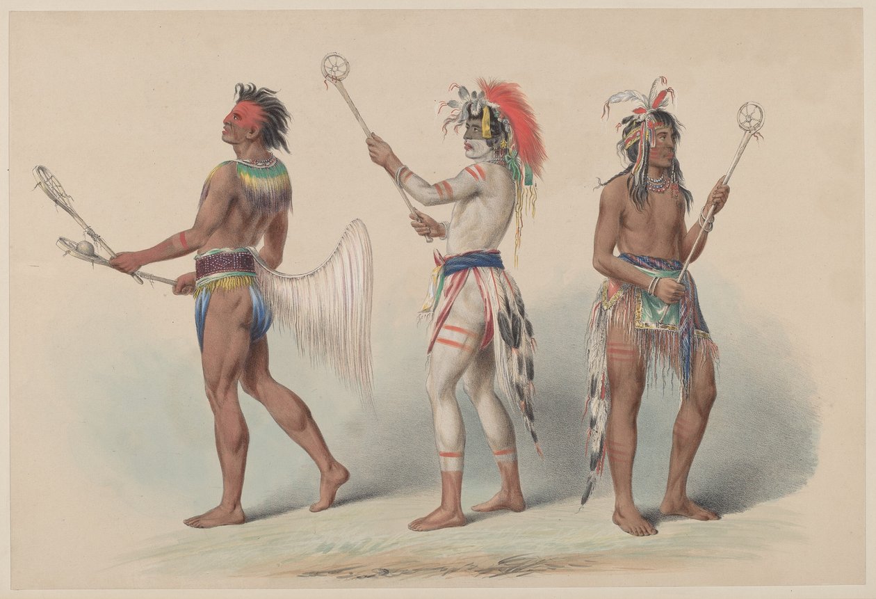 Jogadores de bola de George Catlin