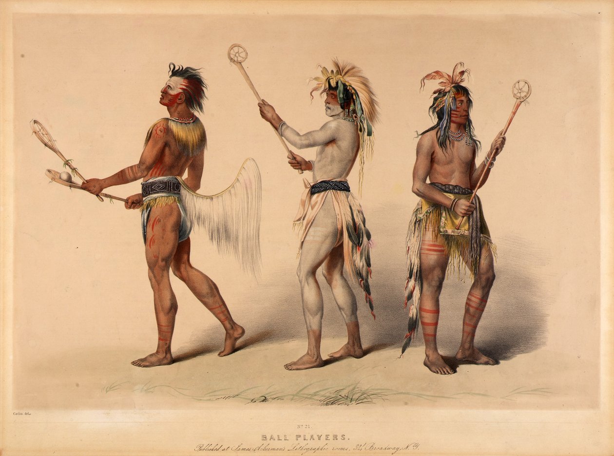 Jogadores de bola de George Catlin