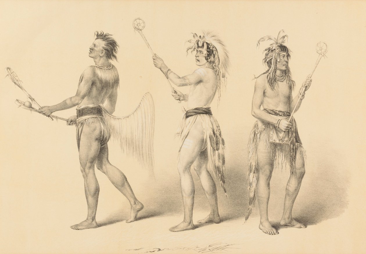 Jogadores de basebol - n.º 21 de George Catlin
