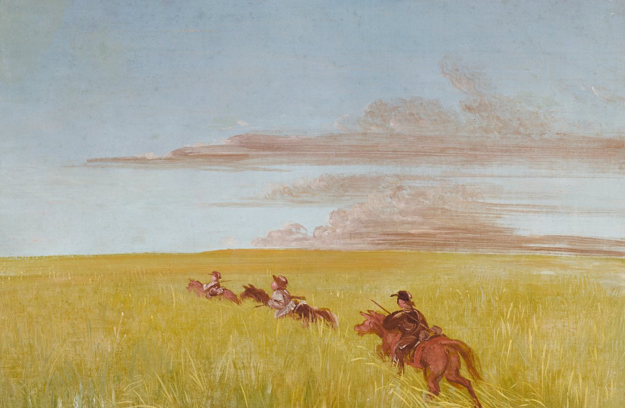 Bogard, Batiste e eu, viajando pelo fundo do Missouri, 1837-1839. de George Catlin