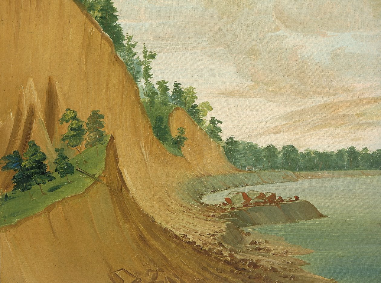Casa de comércio de Cabane, 930 milhas acima de St. Louis de George Catlin