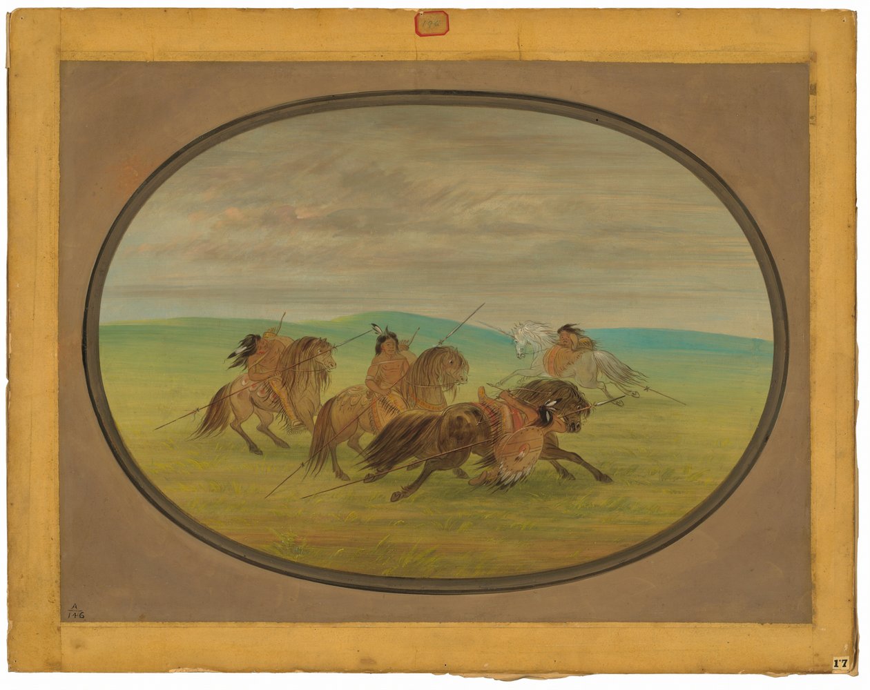 Equitação Comanche de George Catlin