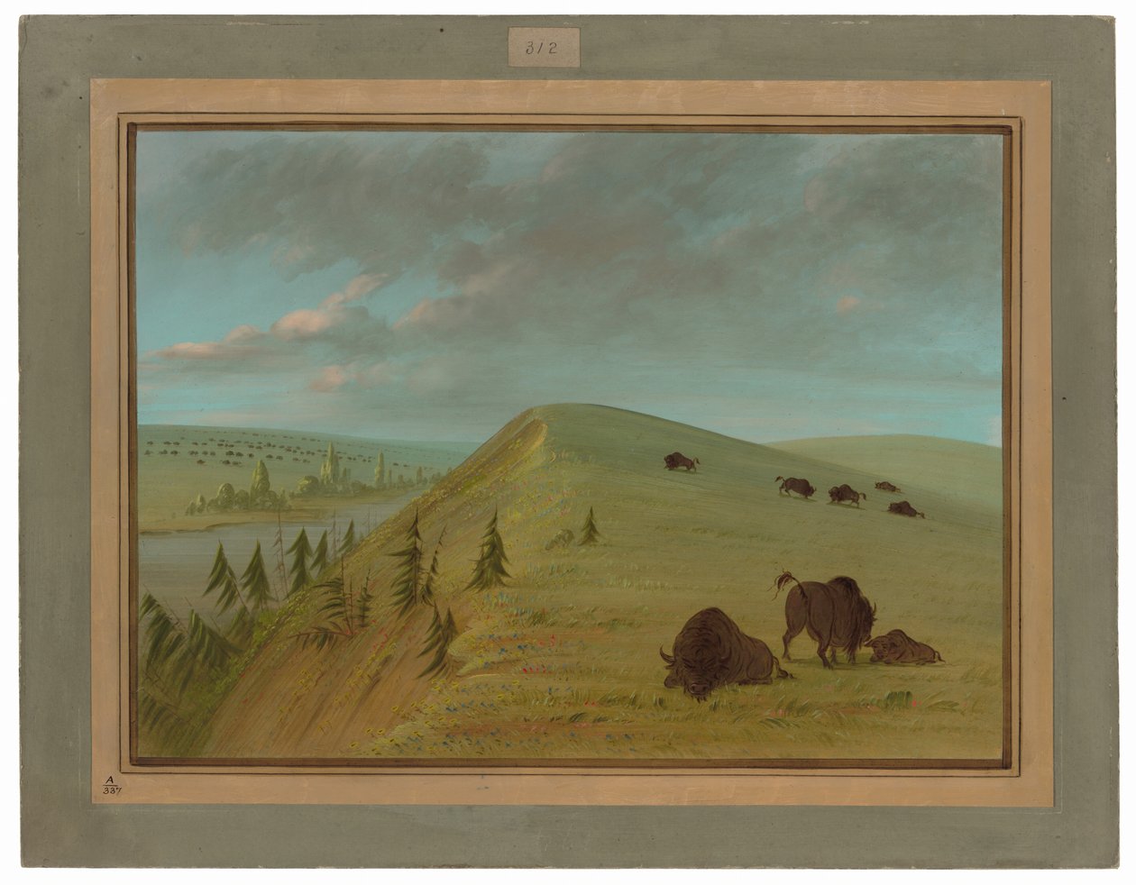 Penhascos de Cedro de George Catlin