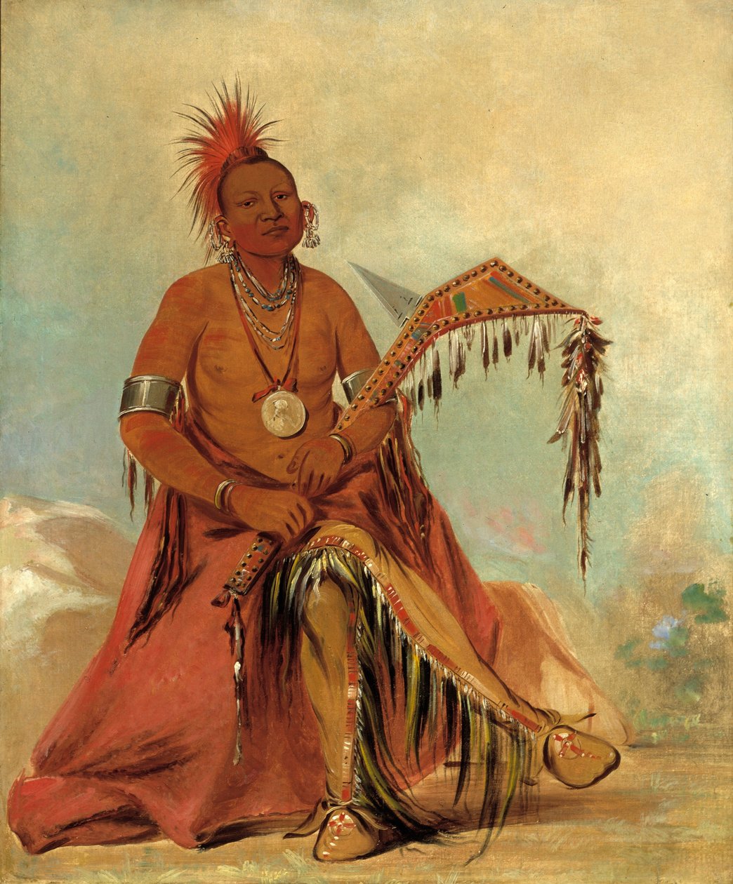 Cler-mónt, primeiro chefe da tribo de George Catlin
