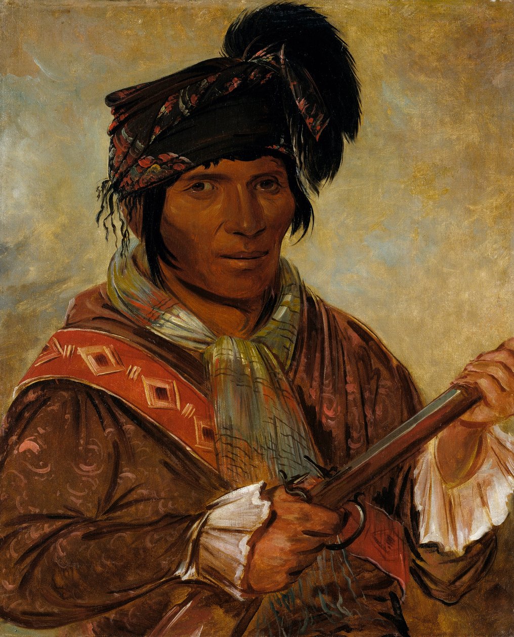 Co-ee-há-jo, um chefe de George Catlin