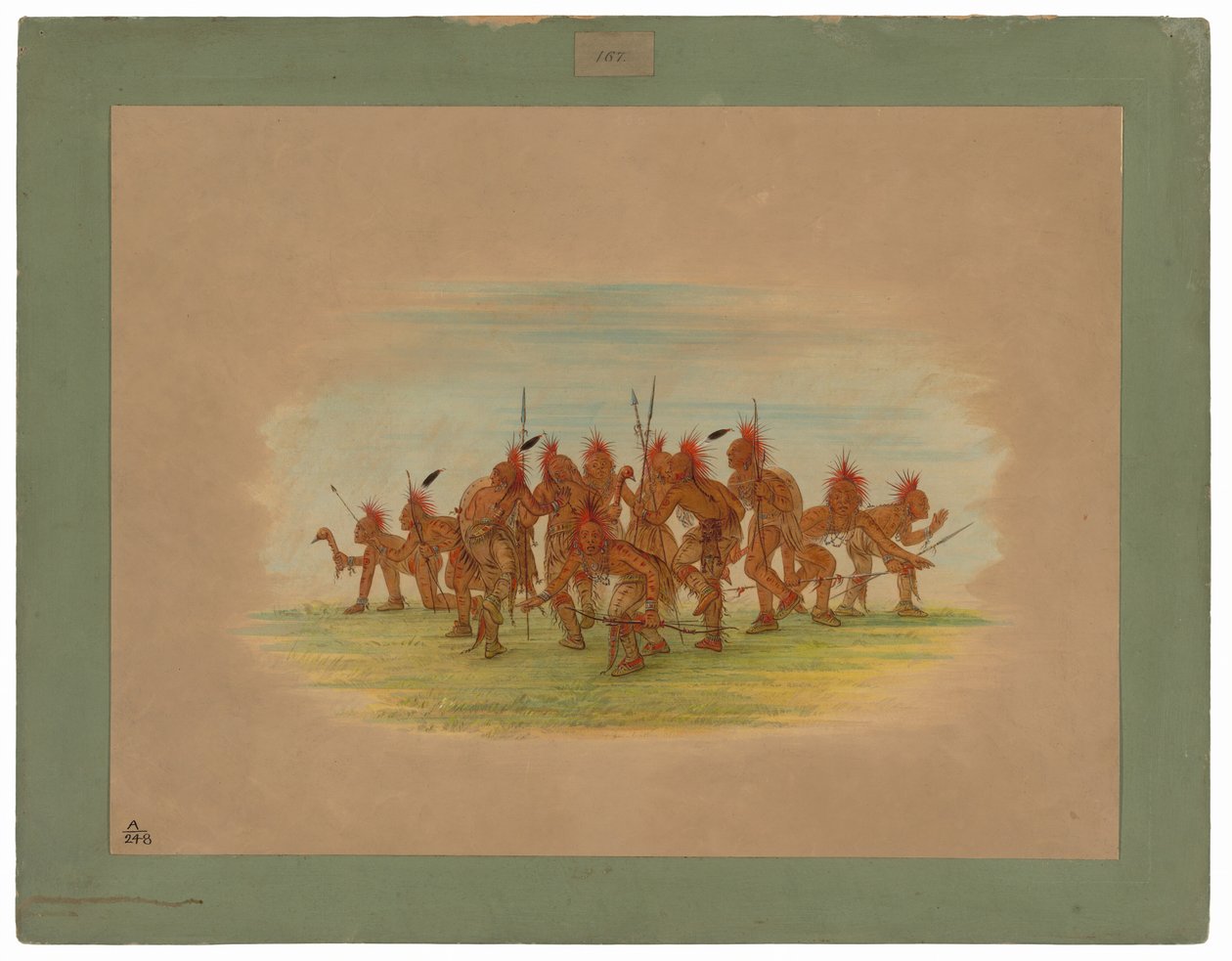 Dança da Descoberta - Saukie de George Catlin