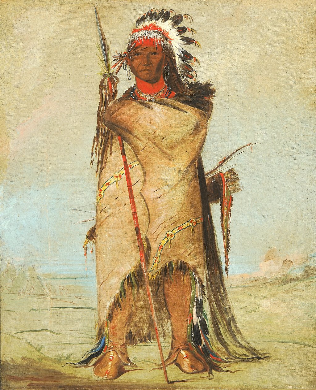 Snow-on-the-Lake, o Bravo de George Catlin