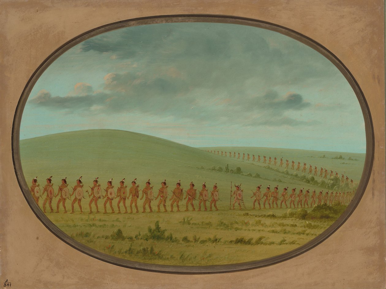 Arquivo Indiano - Iowa, 18611869. de George Catlin
