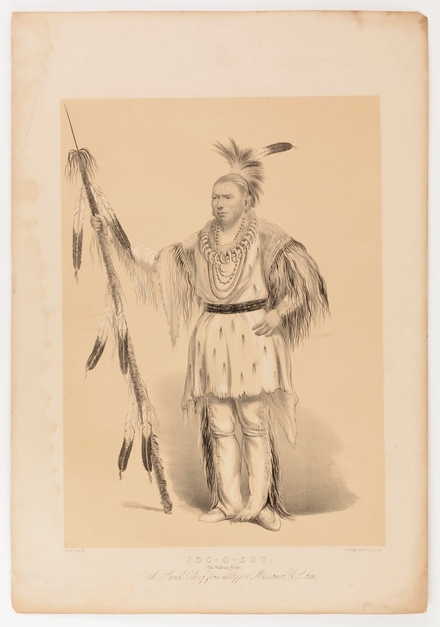 Joc-o-sot, o Urso Andante de George Catlin
