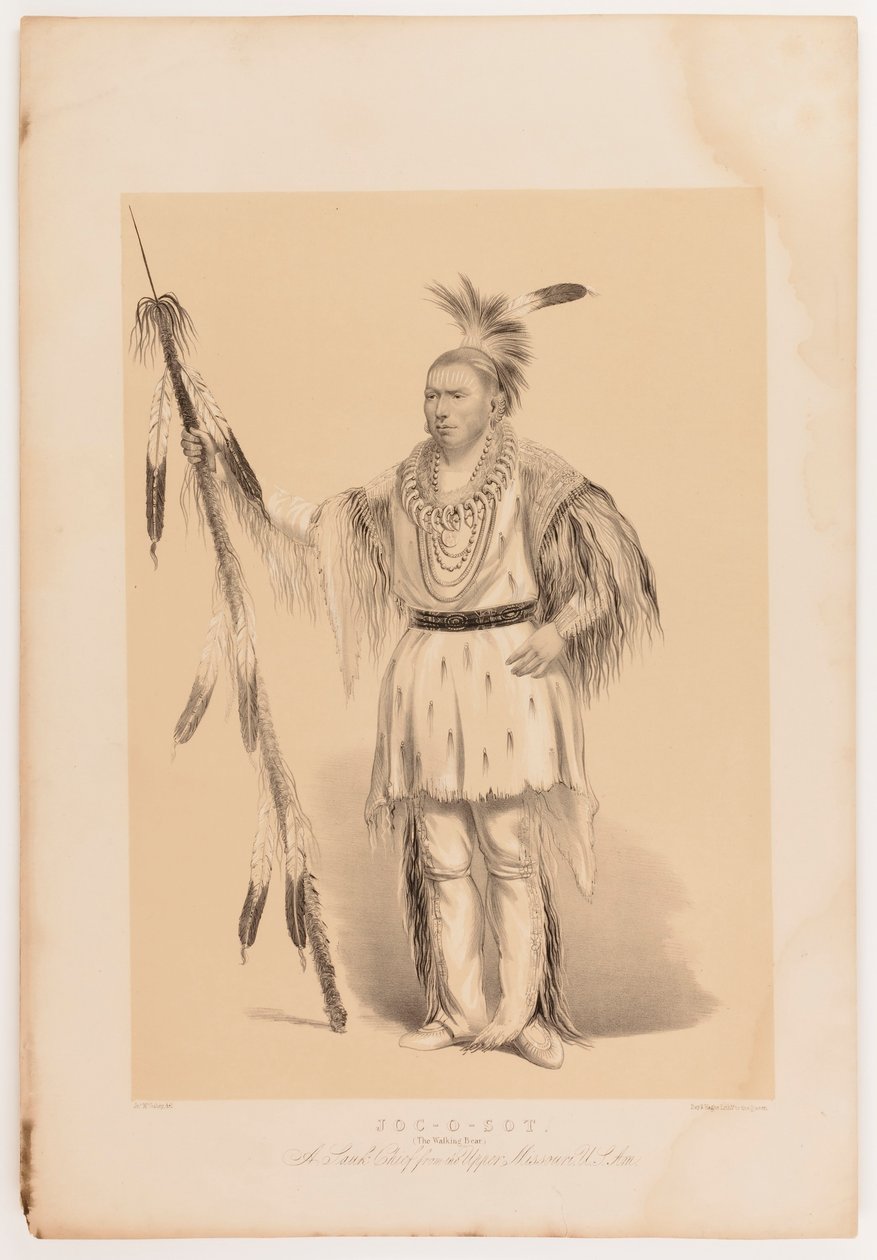 Joc-o-sot, o Urso Andante de George Catlin
