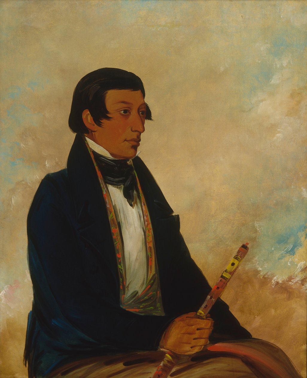 Kee-món-saw, Pequeno Chefe, um chefe de George Catlin
