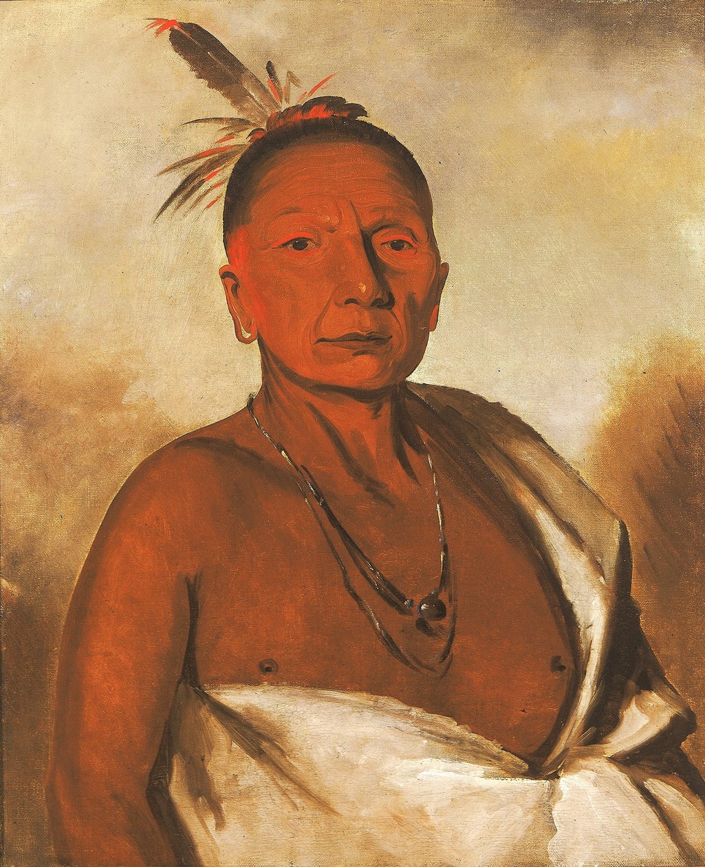 Kid-á-day, um Bravo Distinto de George Catlin