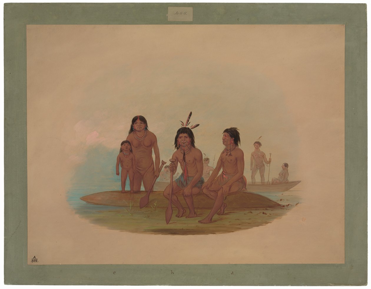 Índios Marahua de George Catlin