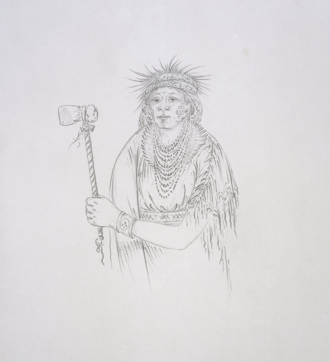Men-son-se-a (a esquerda) 1852 de George Catlin