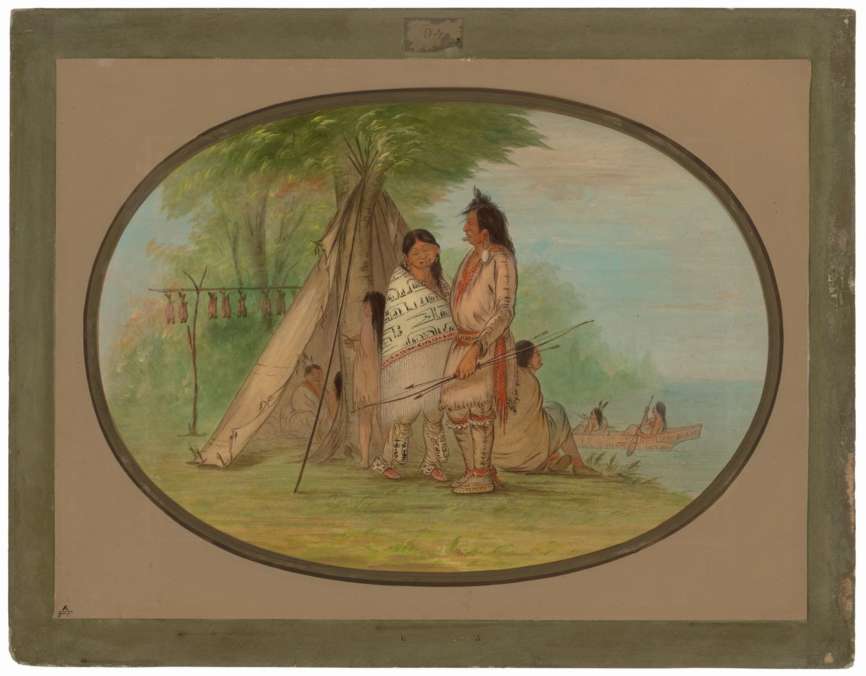 índios Nayas de George Catlin