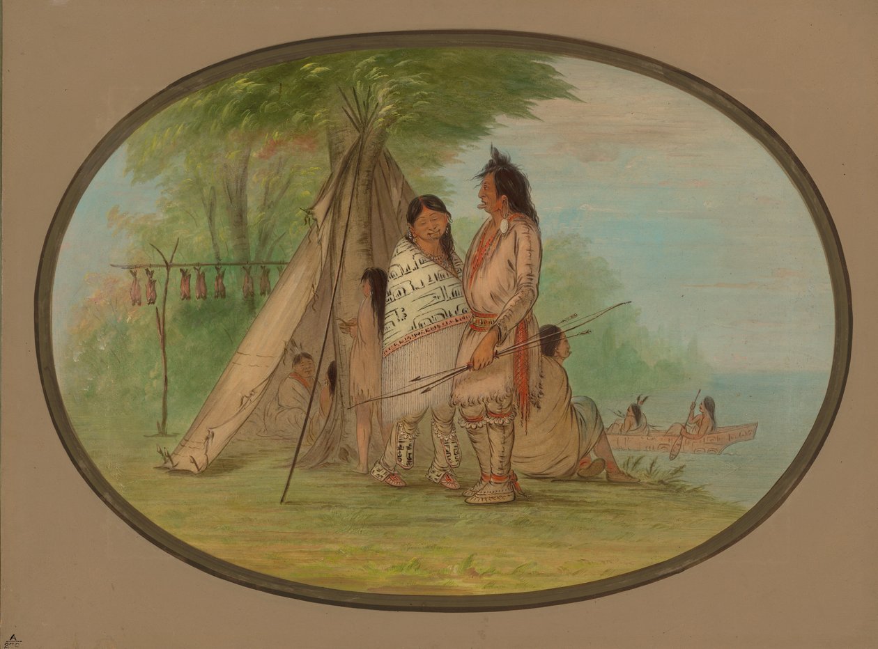 Índios Nayas, 186[2]. de George Catlin