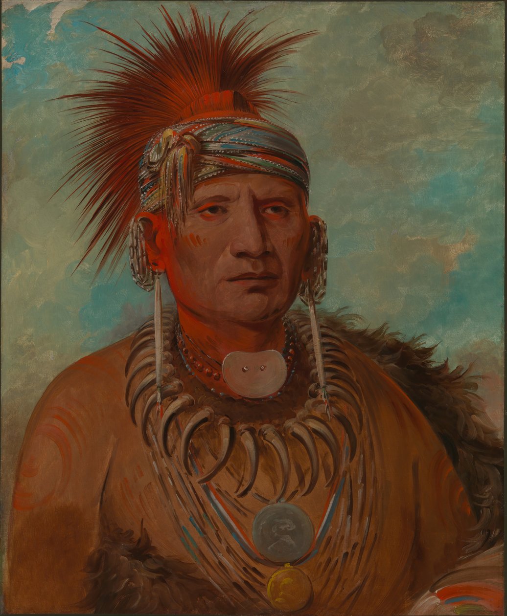 Neu-mon-ya, Chuva Ambulante, Chefe de Guerra de George Catlin