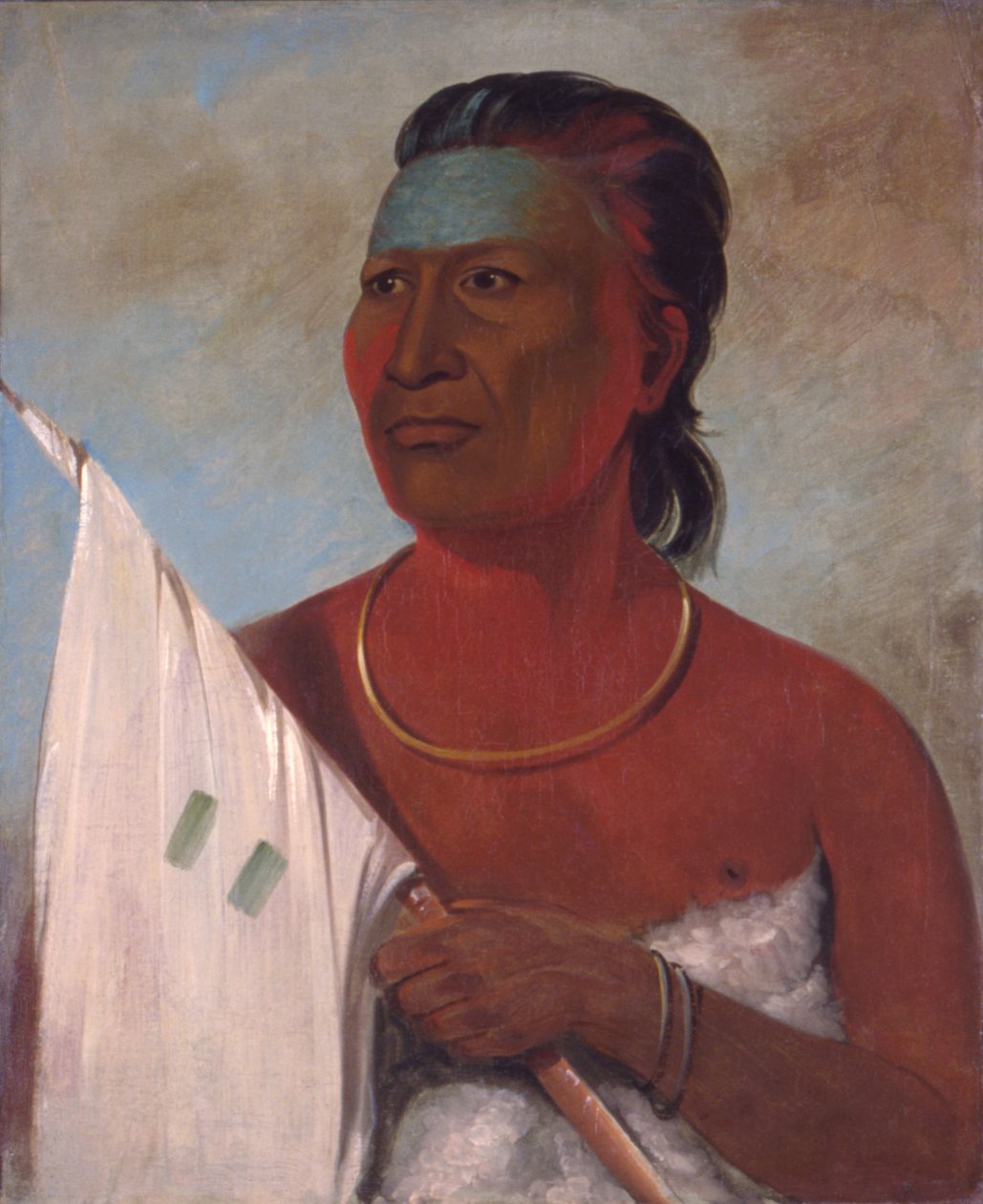 Náh-pope, Sopa, conselheiro de Black Hawk de George Catlin
