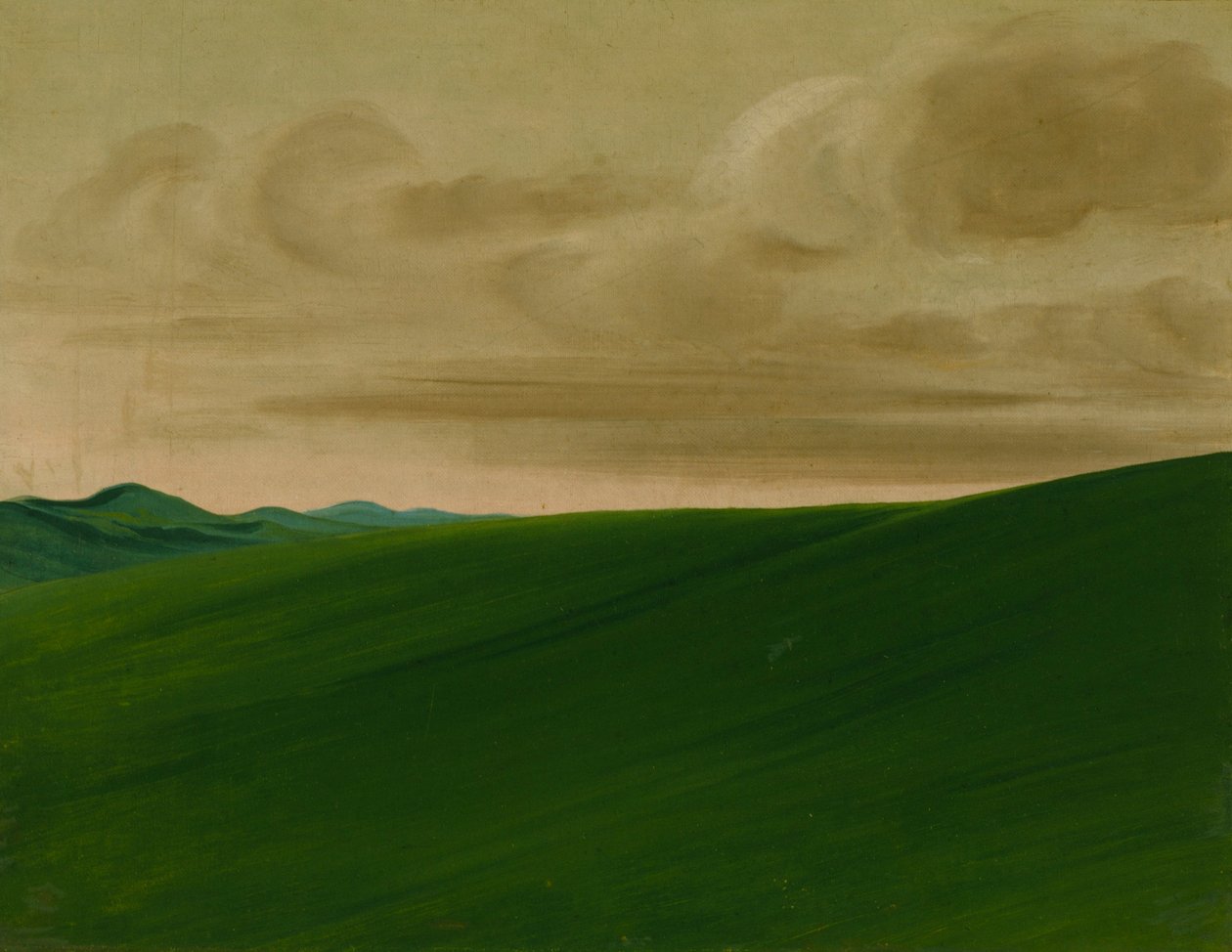 Penhascos de Nishnabottana, Alto Missouri de George Catlin