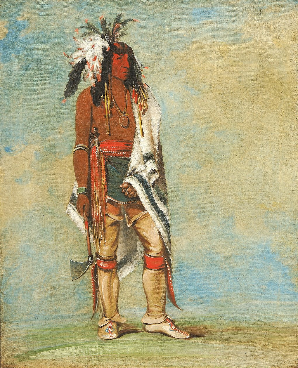Nót-to-way, um Chefe de George Catlin