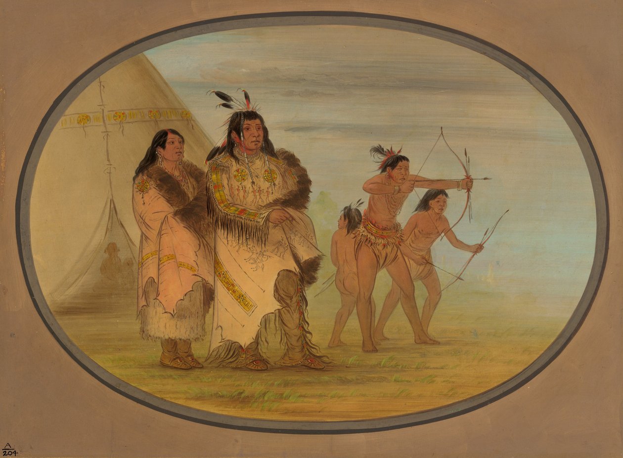 Índios Ojibbeway, 18611869. de George Catlin