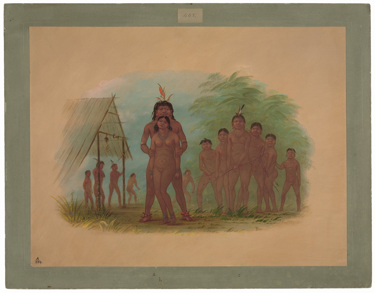 Índios Orejona de George Catlin