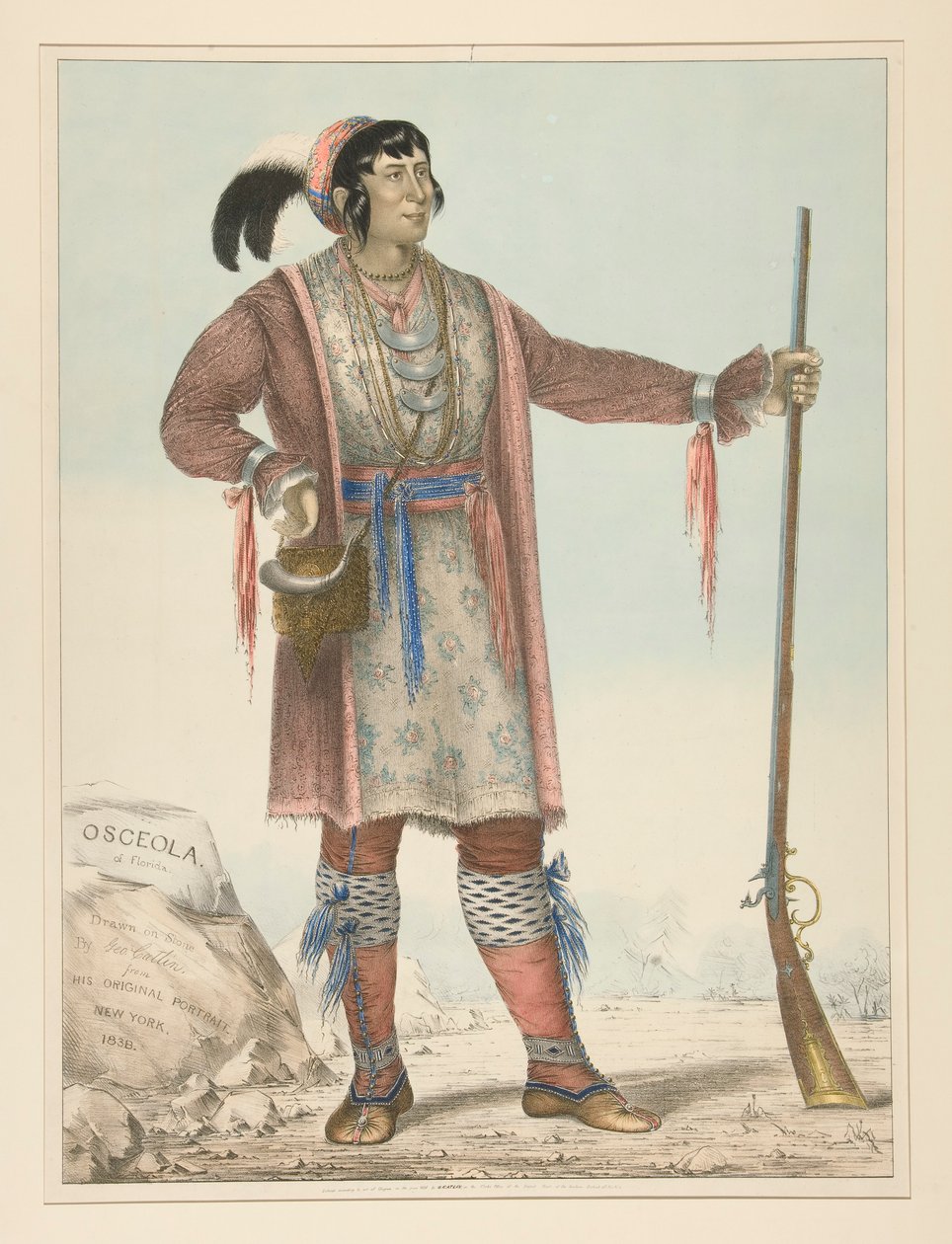 Osceola (chefe índio) de George Catlin