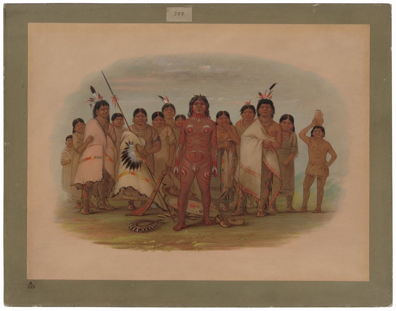 Pintar-me - Apachee de George Catlin