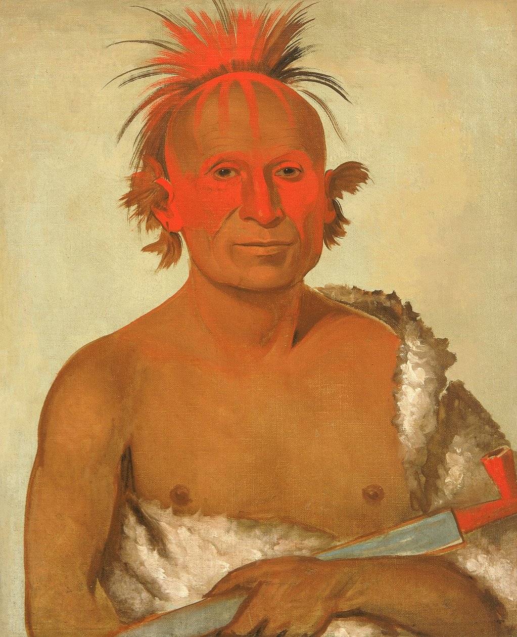 Pash-ee-pa-hó, Little Stabbing Chief, the Younger, One of Black Hawk