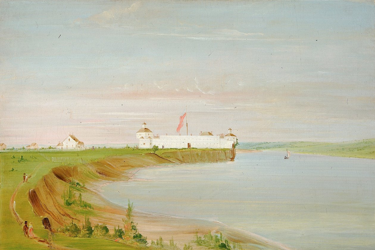 Rock Island, Guarnição dos Estados Unidos de George Catlin