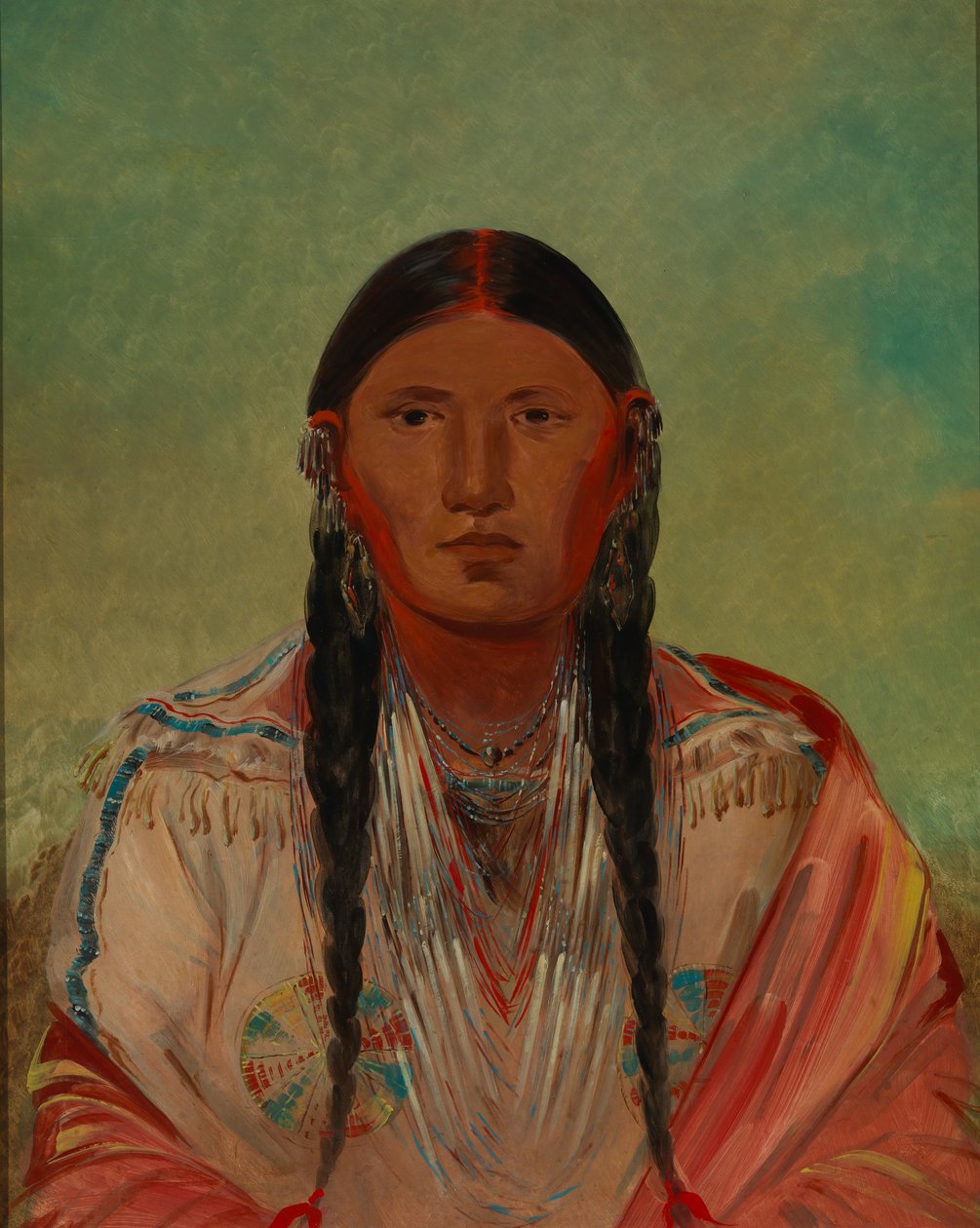 Ru-ton-wee-me, Pigeon on the Wing de George Catlin