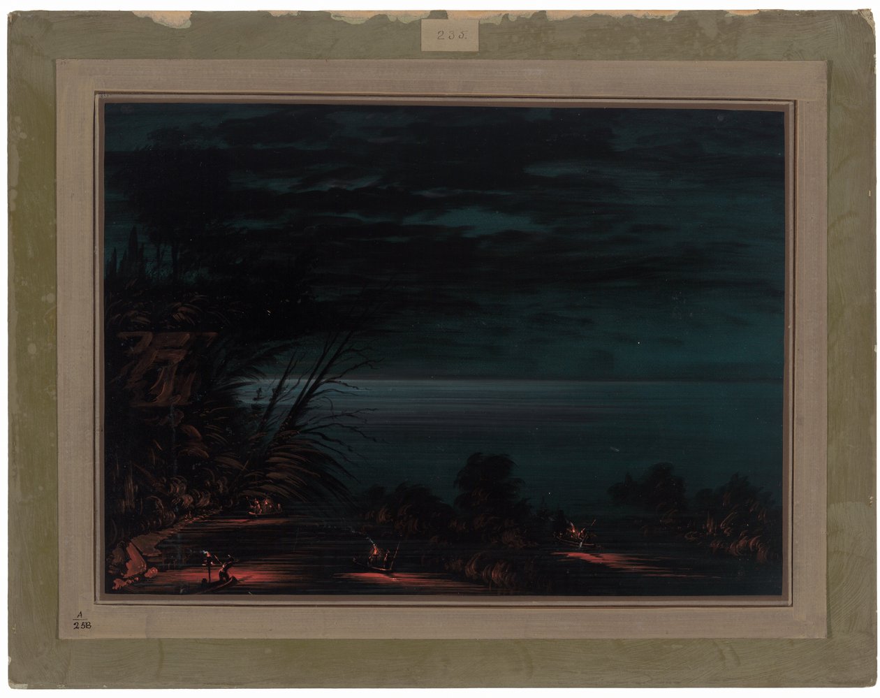 Caça ao salmão - Ottowas de George Catlin