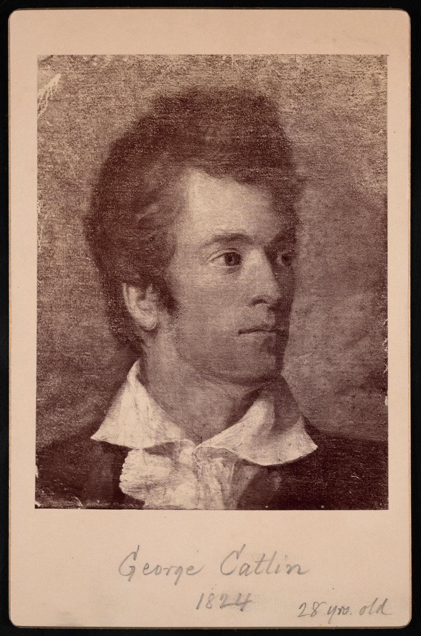 Auto-retrato de George Catlin 1796-1872, 1824. de George Catlin
