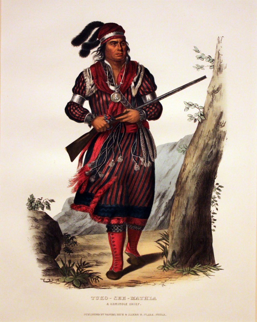 Chefe Seminole Tuko-See-Mathla de George Catlin