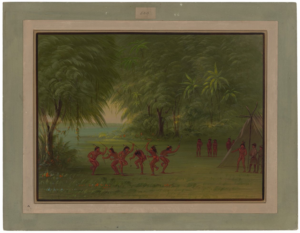 Acampamento tapuia de George Catlin
