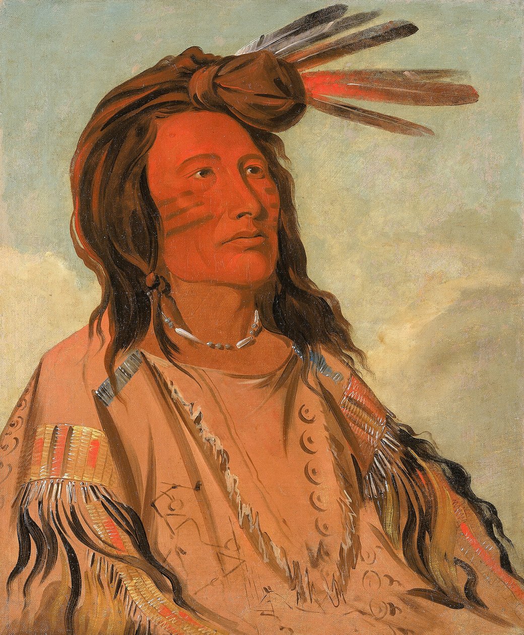 Tchán-dee, Tobacco, um chefe Oglala de George Catlin