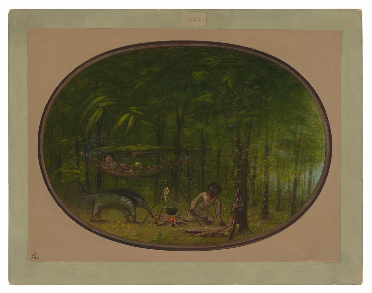 O grande comedor de formigas de George Catlin