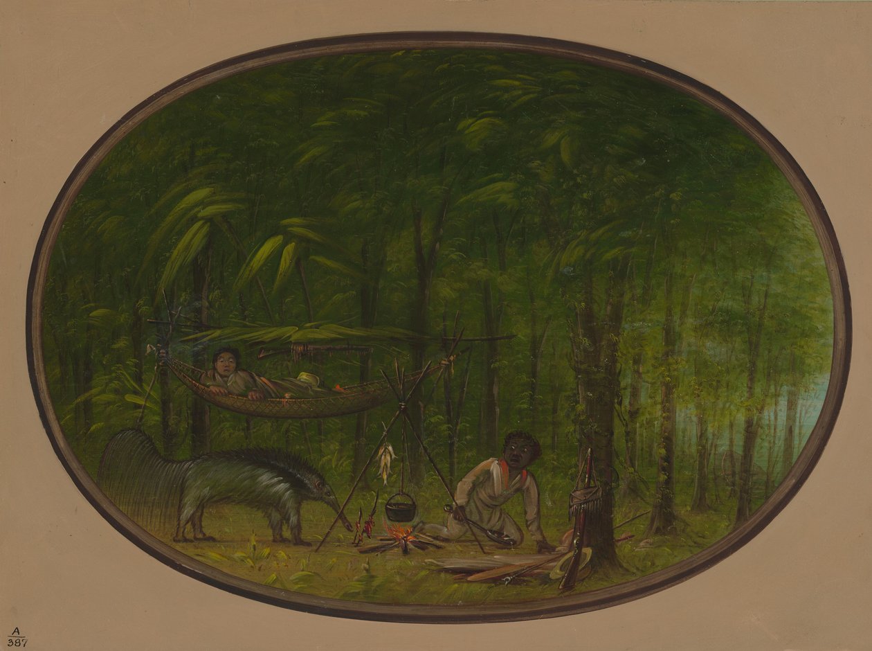 O Grande Comedor de Formigas, 18541869. de George Catlin