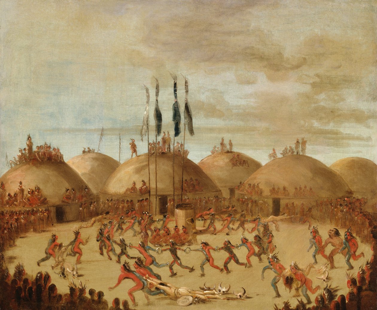 A Última Corrida, Cerimónia O-Kee-pa de George Catlin
