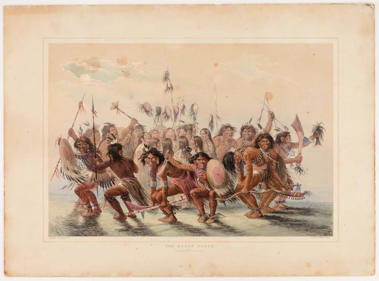 A dança do couro cabeludo de George Catlin