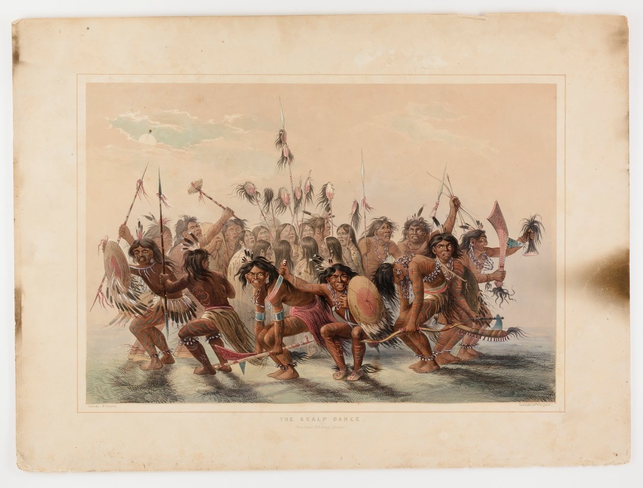 A dança do couro cabeludo de George Catlin