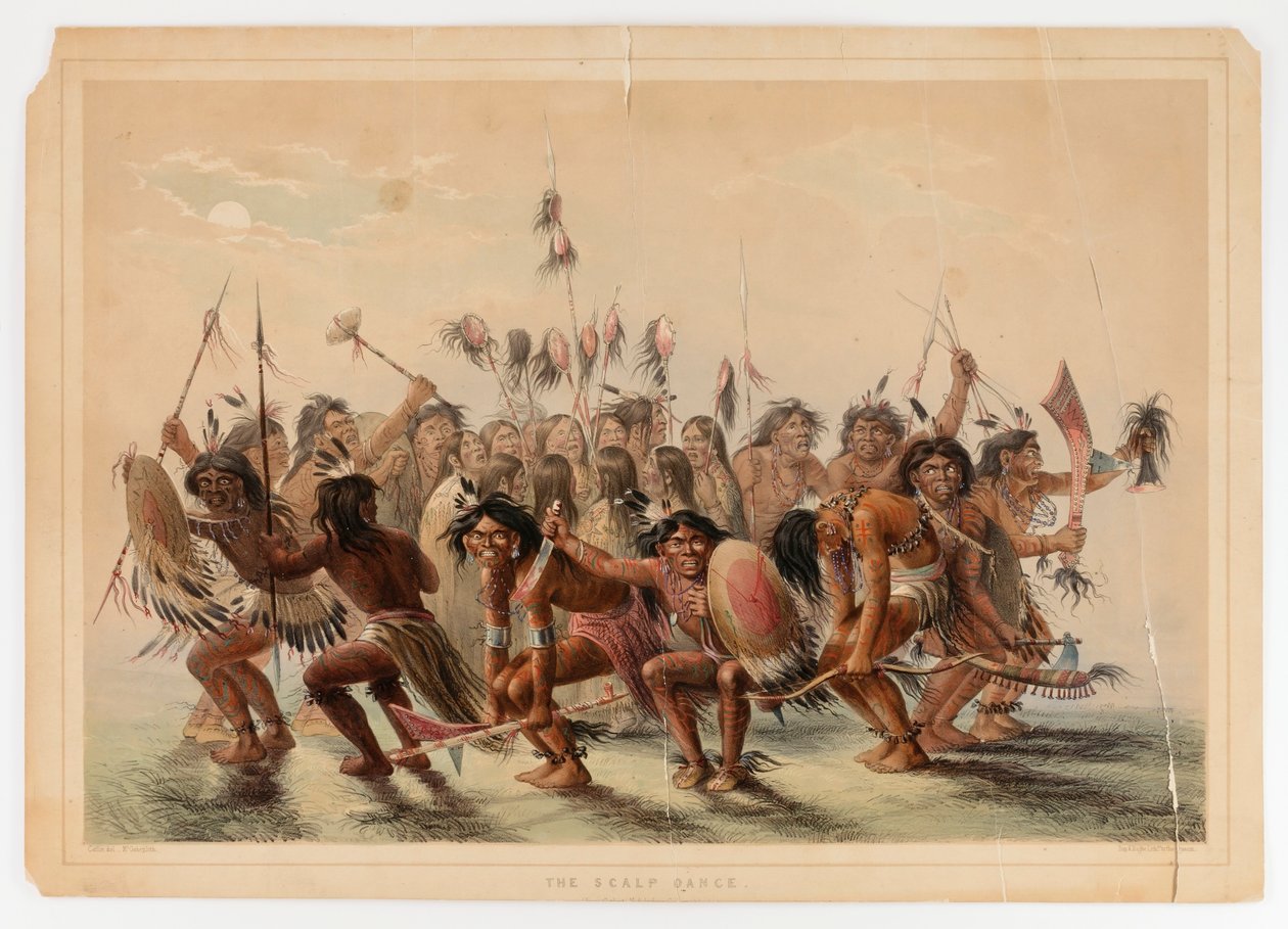 A dança do couro cabeludo de George Catlin