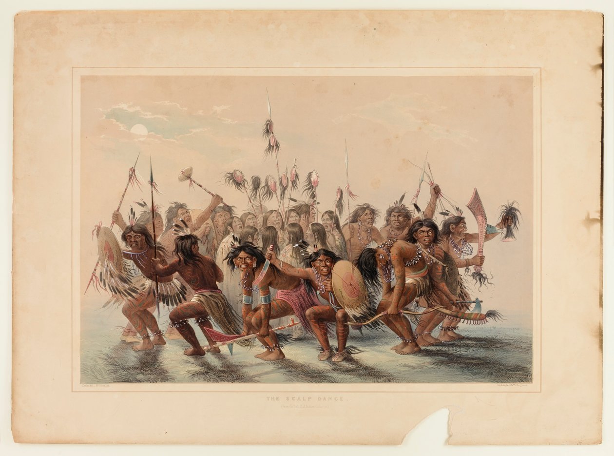 A dança do couro cabeludo de George Catlin