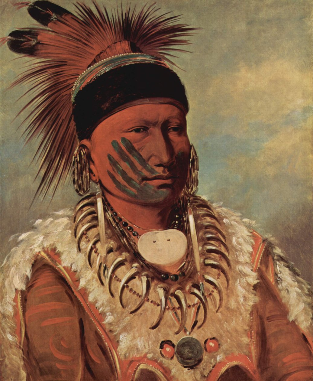 Nuvem Branca, chefe dos Iowas de George Catlin