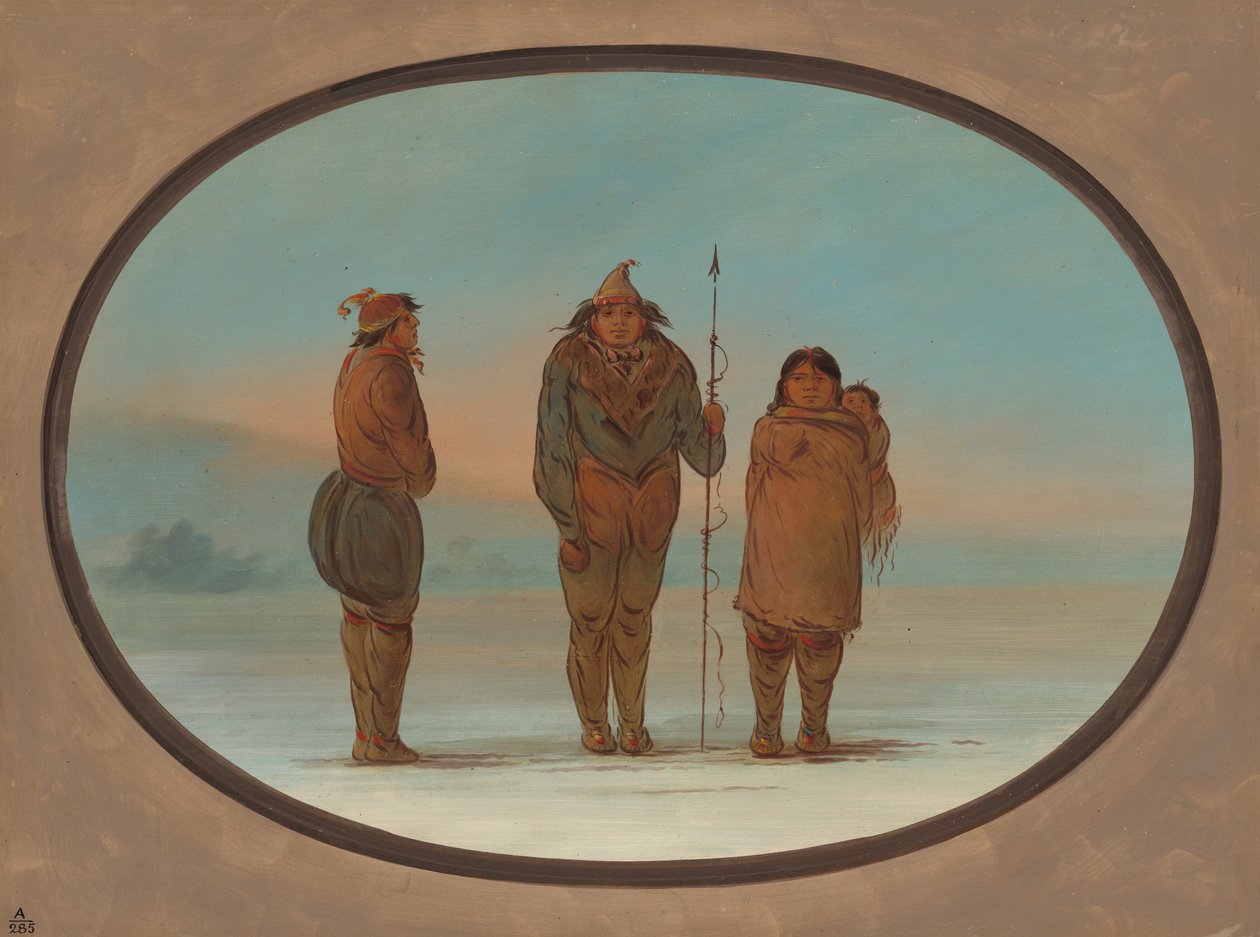 Três esquimós, 18551869. de George Catlin
